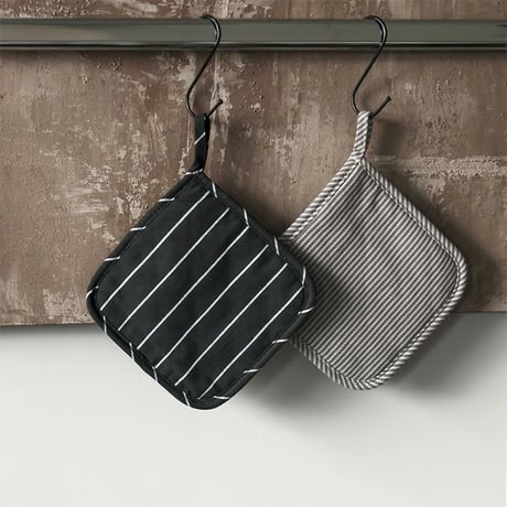 kitchen-03043　Cotton Oven Mitts and Pot Holders/Stripes,Graph Check