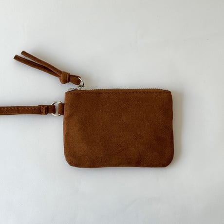 pouch-03002　Suede Mini Neck Pouch