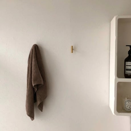 wallhook-03005　T-shaped Brass Wall Hook F1×5×3.5