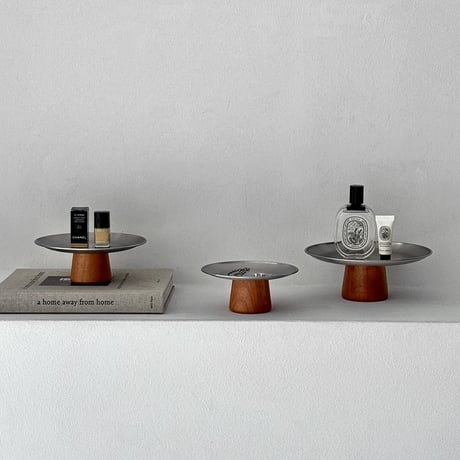 compote-03014　Stainless Steel×Wood Compote Dish