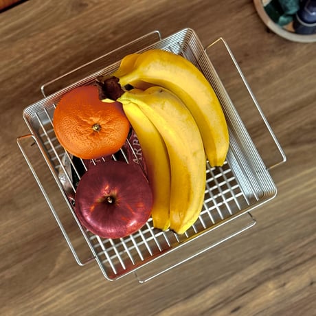 basket-03145　Stainless Stacking Basket
