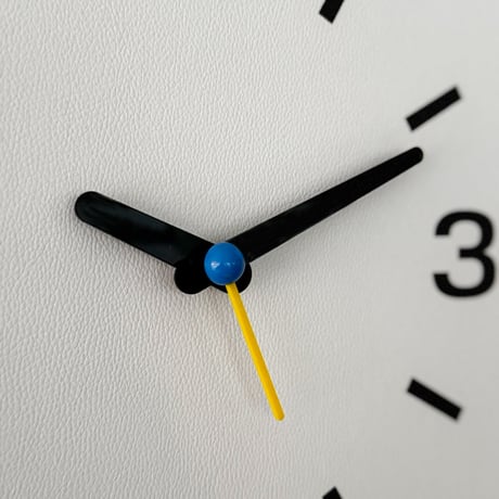clock-03116　Black / White Color Panel Square Wall Clock Silent