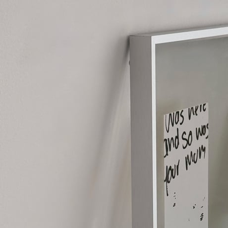 poster-03188　Silver Display Frame 50×40cm