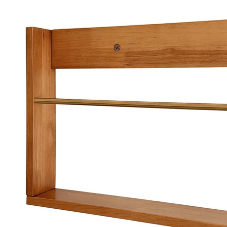 wallrack-03058　Natural Wood Wall Magazine Shelf W90cm