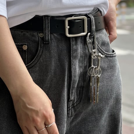 keyring-03004　Stainless Steal Snap Hook×Straight Shackle Keyring