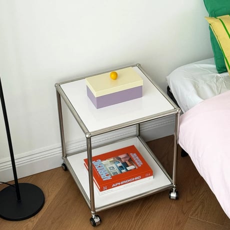 box-03044　Purple And Cream Bicolor Storage Box