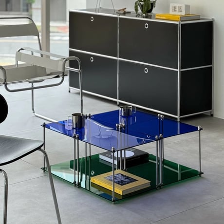 rack-03092　Color Acrylic Square Type Module Shelf