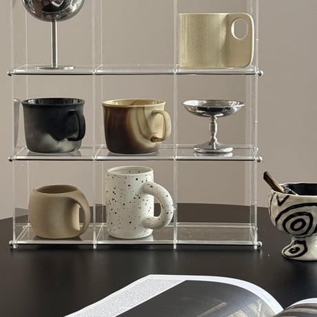 rack-03121　3-tier cup shelf H40cm