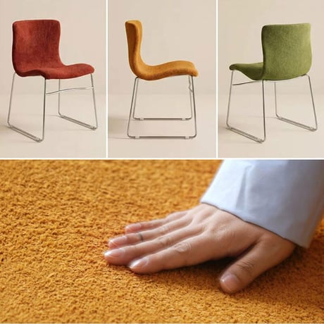 chair-03116　Color Bouclé Stacking Chair