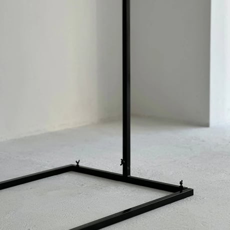 rack-03035　Black White Iron Hanger Rack H200×W100 Assembly Type