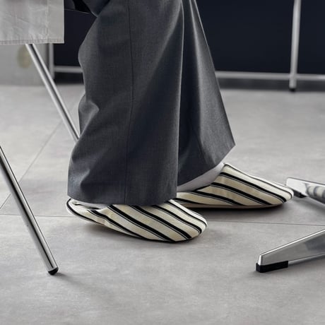 slipper-03009　Stripe Room Shoes Slippers