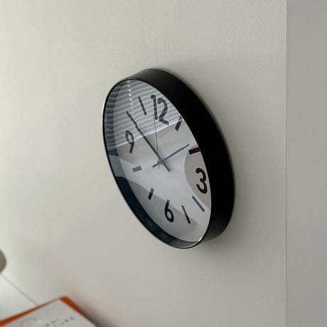 clock-03087　Black Frame Wall Clock