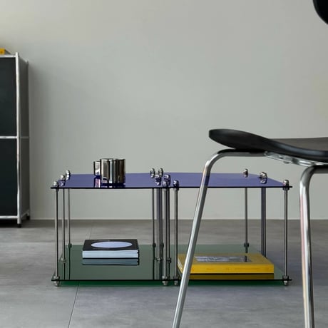 rack-03092　Color Acrylic Square Type Module Shelf