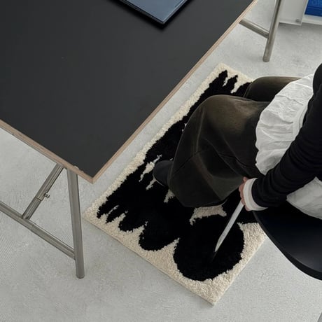 mat-03090　Oval Gradient Rug 50×80