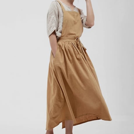 apron-03032　Long Apron Dress