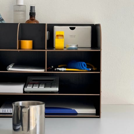 stationery-03028　Wood Grain Desk Organizer