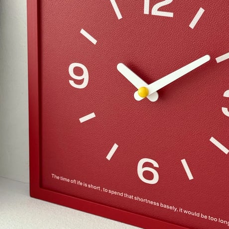 clock-03091　Color Panel Square Wall Clock