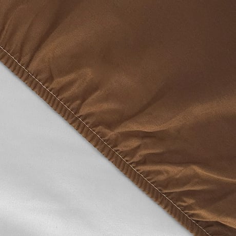 beddingsets-03139　Light blue×Brown Stripe Bedding Sets