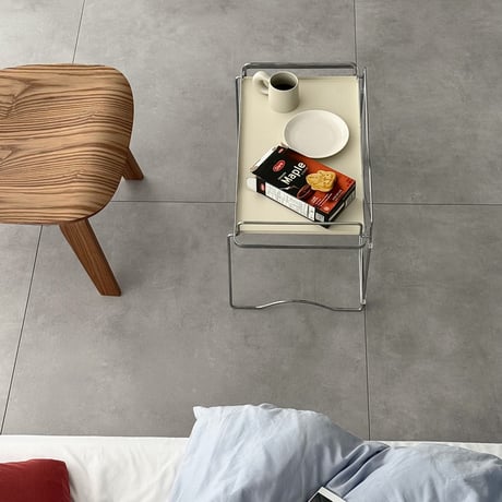 table-03229　Silver Frame Handle Tray Coffee Table