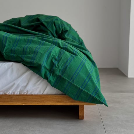 beddingsets-03025　Green Double Stripe Bedding Sets
