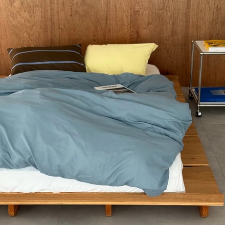 beddingsets-03100　Blue×Stripe×Yellow Bedding Sets
