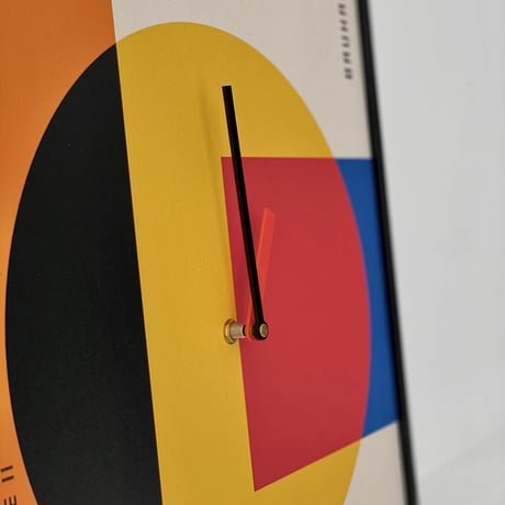 clock-03041　BAUHAUS Art Panel Wall Clock Silent