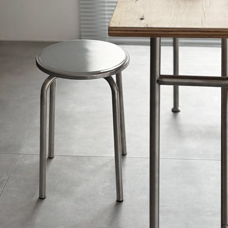 stool-03017　Stainless Steel Round Stool