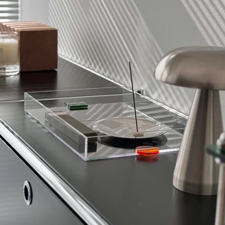 tray-03141　Color Handle Clear Tray