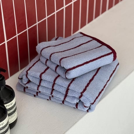 towel-03033　Coloring Stripe Face Towel Bath Towel
