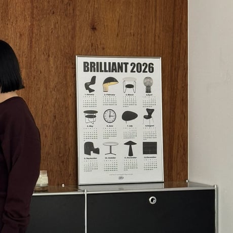 poster-03147　BRILLIANT 2026 Calendar 70×50
