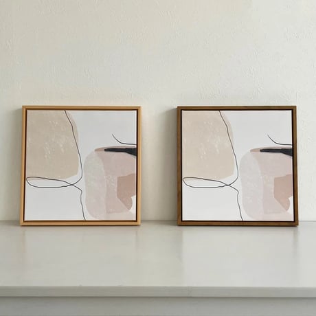 poster-03010　Rougir Art Poster Framed 30×30