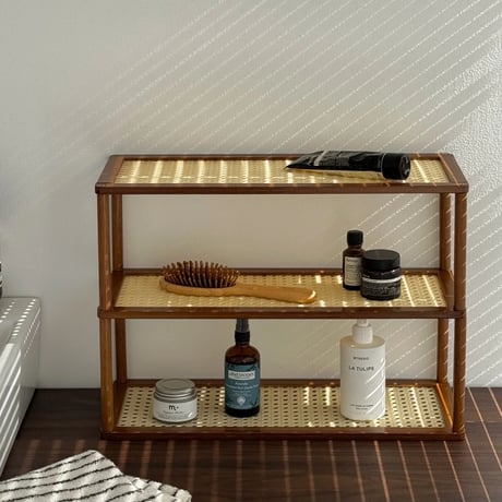 rack-03101　Rattan Style 3 Tier Display Rack