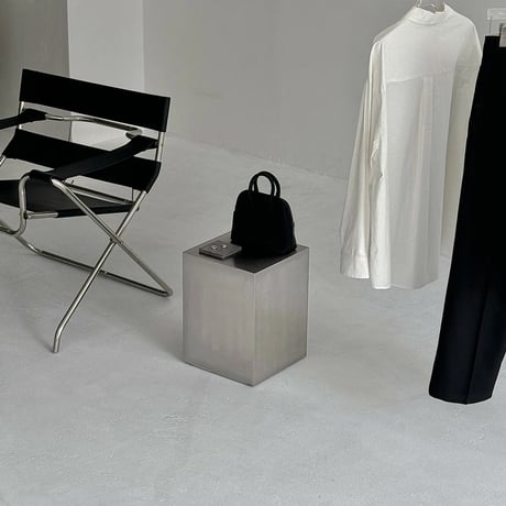 table-03166　Stainless Steel Square Side Table Stool
