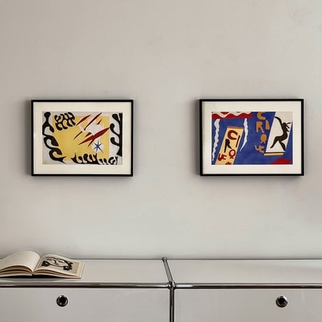 poster-03167　Henri Matisse The Circus ＆ The Nightmare of the White Elephant  Art Panel 40×30cm