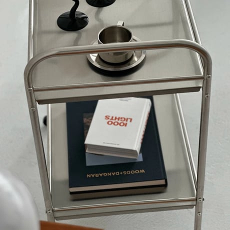 wagon-03019　Wide Stainless Steel Modular Wagon