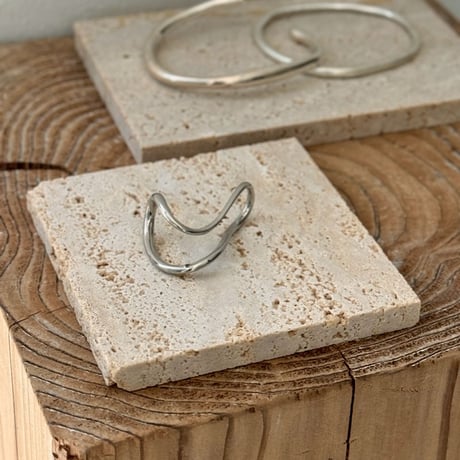 plate-03011　Natural Marble Travertine Stone Accessory Plate Tray