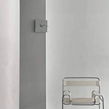 clock-03072　White Corner Double-Sided Clock
