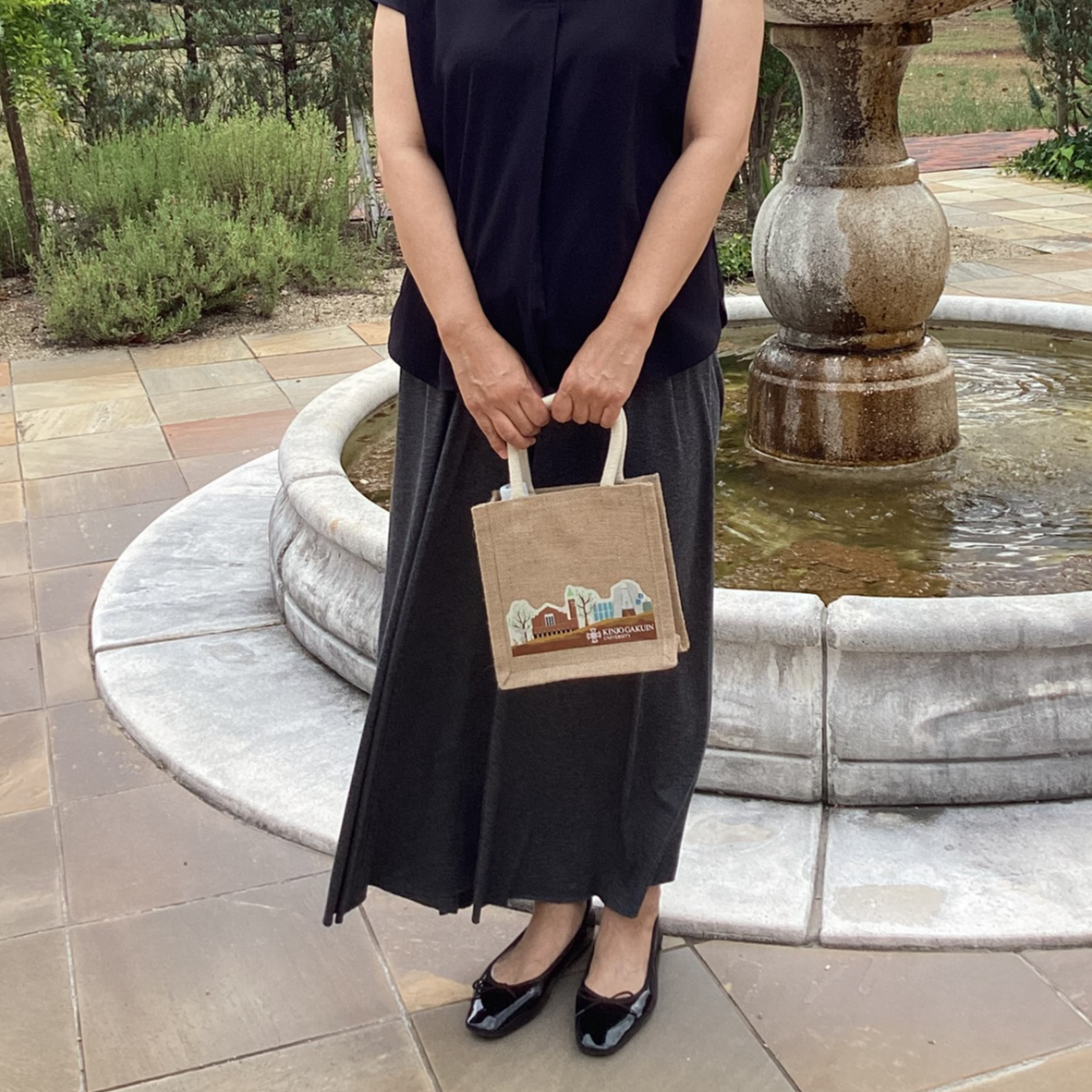 金城学院　バッグ 金城学院オンラインストアにて「ペアグラス・トートバッグ」新