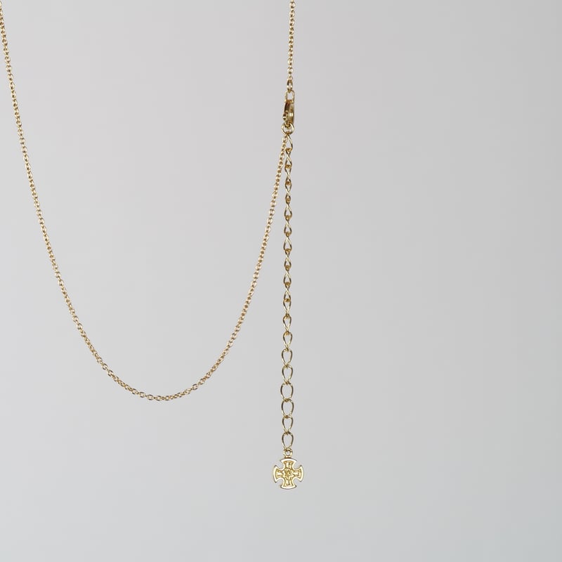 【jingcai】天然本鼈甲 白甲 大ぶりデザインネックレス ジュエリー アスカホワイト K18YG 65cm | ゼウス光石® 耐久性の高いデザイン