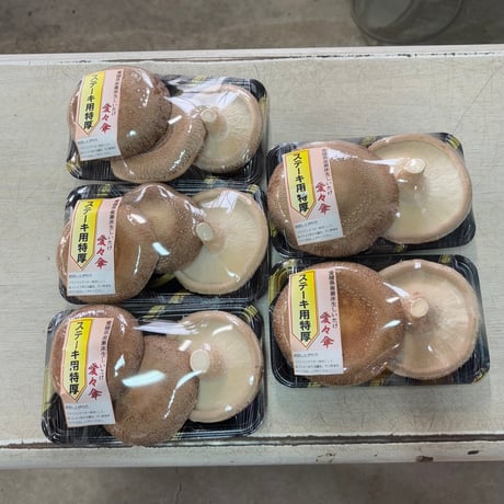 【愛媛県産】菌床しいたけステーキ　1kg　【ひだまり就労支援】