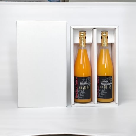 【愛媛県産みかん使用】みかん極撰ストレートジュース　750ml×2本（温州+清見）　【株式会社IAB】