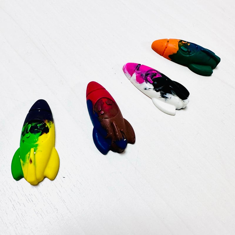 ロケットクレヨン 4個セット 【クレヨンギフトBloom