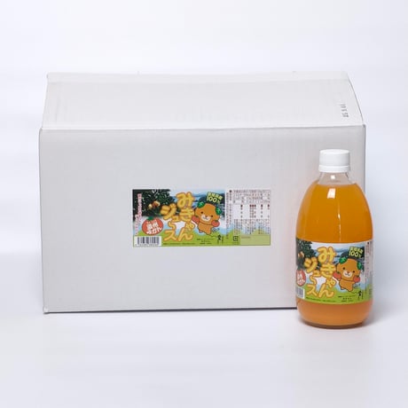 【愛媛県産みかん使用】みきゃんジュース　500ml×12本（温州）　【株式会社IAB】