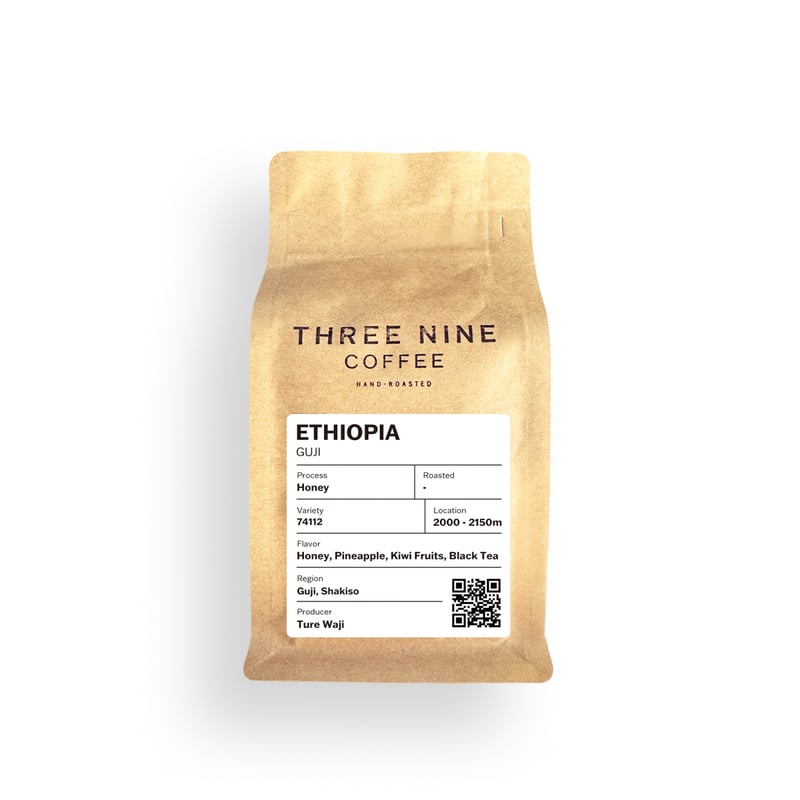 エチオピア] グジ シャキッソ ゴールデンハニー 100g | THREE NINE COFFEE