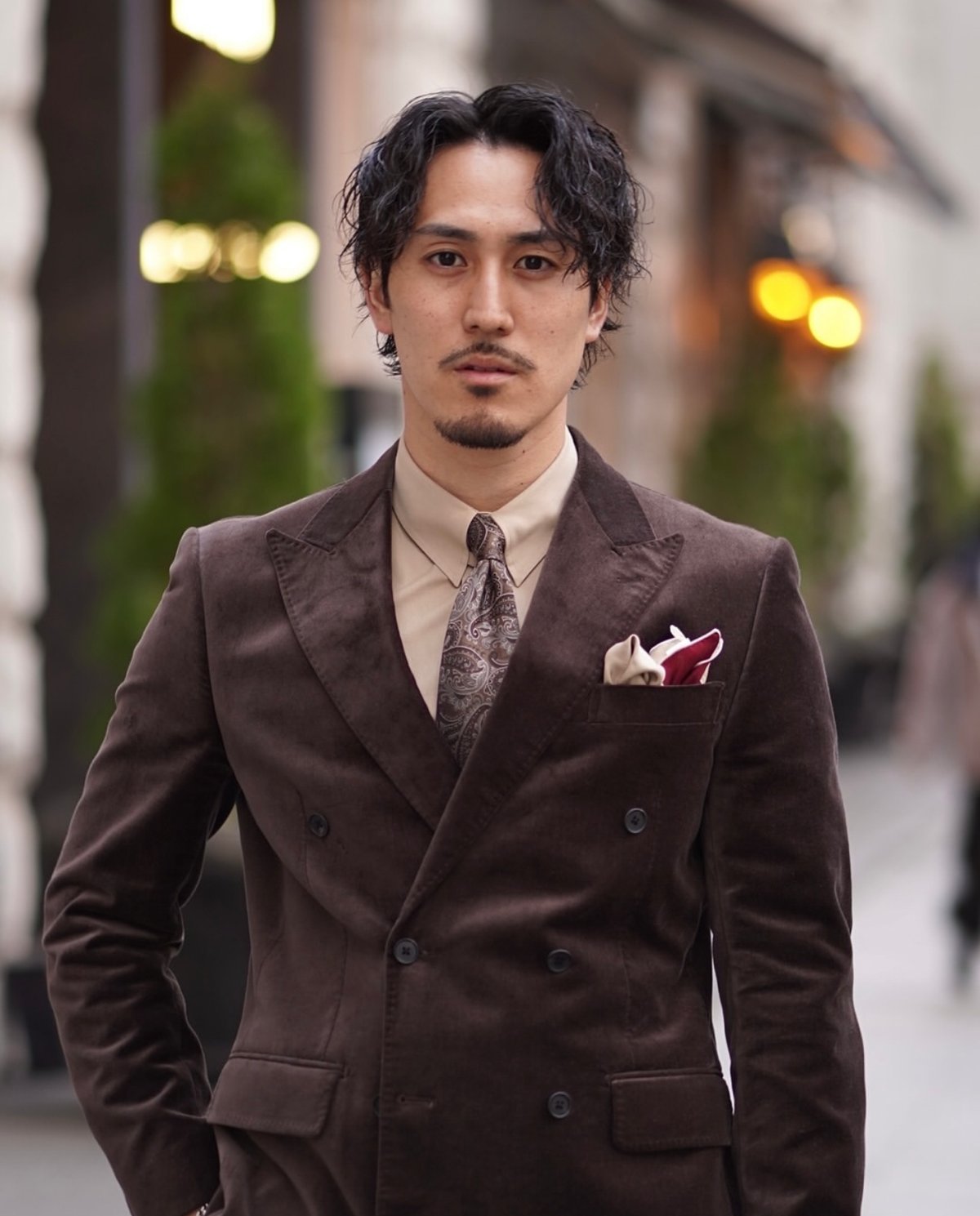 ブラウンフォーマルスーツ ベロアスーツ ブラウン (ベストなし) | スーツ兄弟