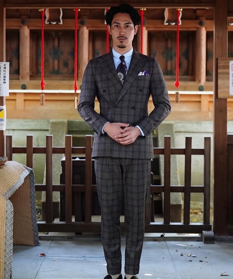 フランネルスーツ ブラウン(ダブルスーツ) | スーツ兄弟 フランネルスーツ ブラウン(ダブルスーツ) | スーツ兄弟