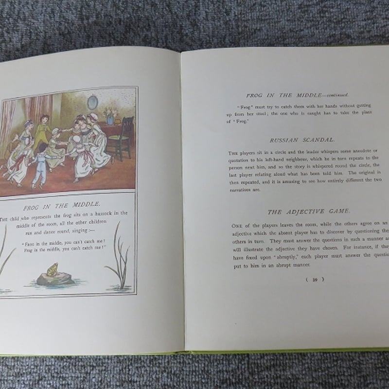 洋書・絵本】KATE GREENAWAY'S Book of Games（ケイト・グリーナウ