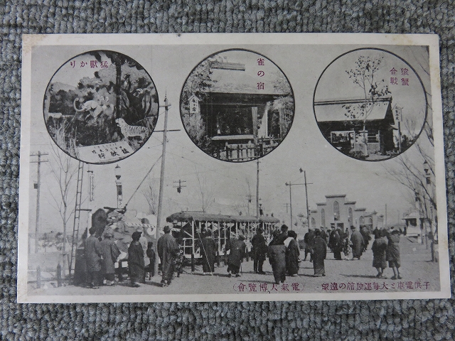 古い絵葉書・大正『電気大博覧会』7枚スタンプ入/BL5-A9 | エイワ書店