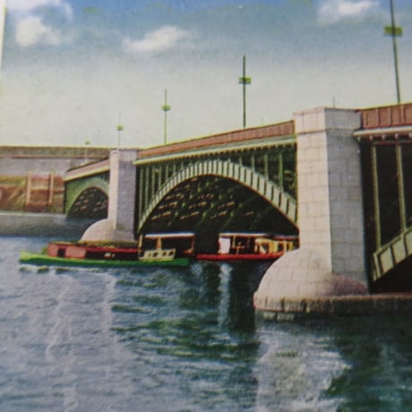 戦前絵葉書　東京大十六橋「蔵前橋」/BL5-A39