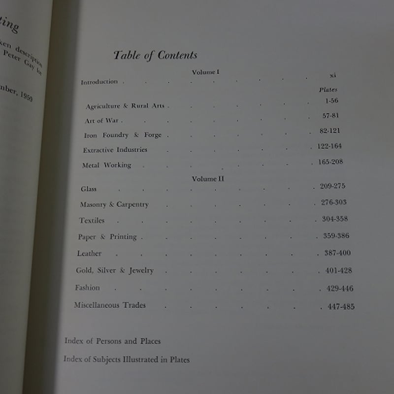 洋書】A DIDEROT PICTORIAL ENCYCLOPEDIA OF TRADES